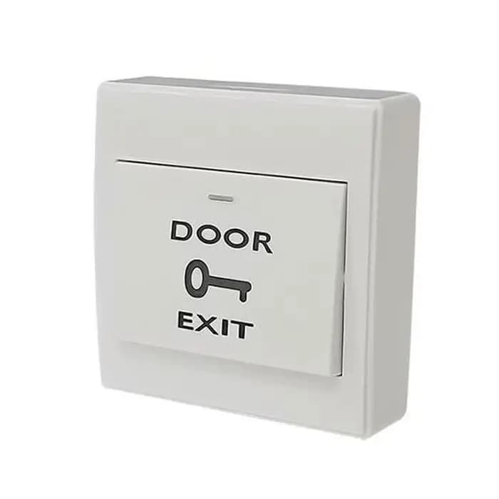 Bouton de sortie avec boîtier inférieur pour interrupteur d'accès de porte, adapté à tous les types