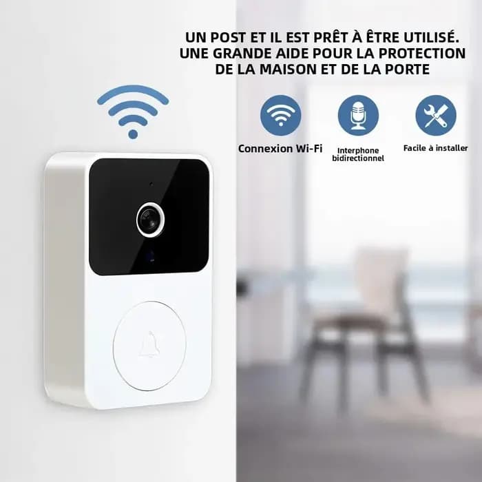 Sonnette vidéo WIFI, caméra sans fil