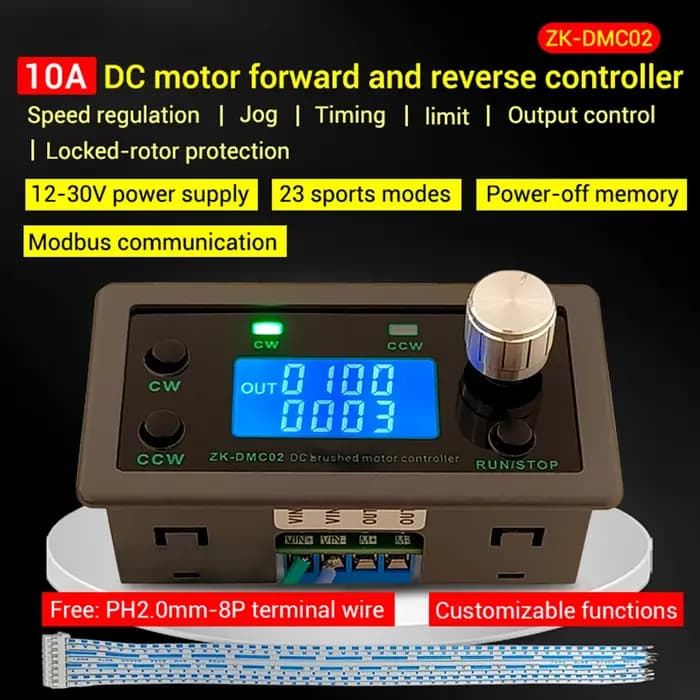 Contrôleur avant/arrière de moteur à courant continu DMC02 avec retard