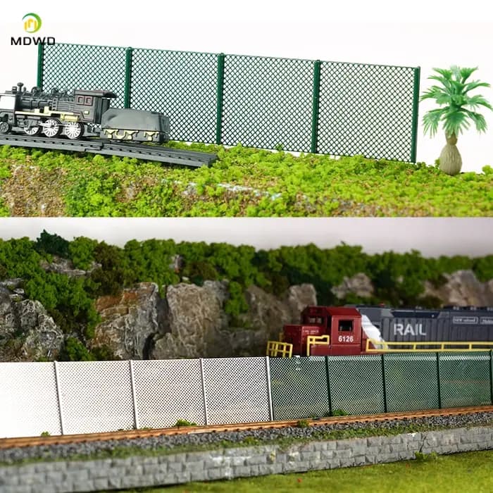 Barrières et filets miniatures 1/64 pour modèles réduits