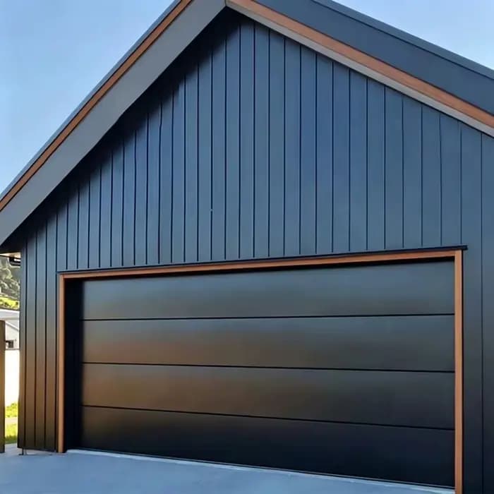 Porte de garage électrique en aluminium sur mesure, toutes tailles, robuste, antivol, à levage fluide, double, antirouille, pour usage commercial et résidentiel