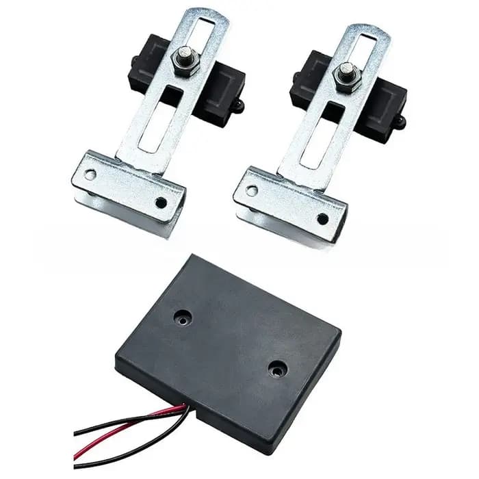 Interrupteur de fin de course magnétique en métal normalement ouvert pour systèmes d'automatisation de portails coulissants, avec conception étanche et antirouille pour une utilisation à long terme